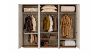 Aegean 6-Door Wardrobe