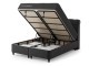  Black Nova Mattress, Base and Headboard Set